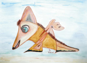 "Fuchshund", 18x24 cm, Erstellt 12/2005